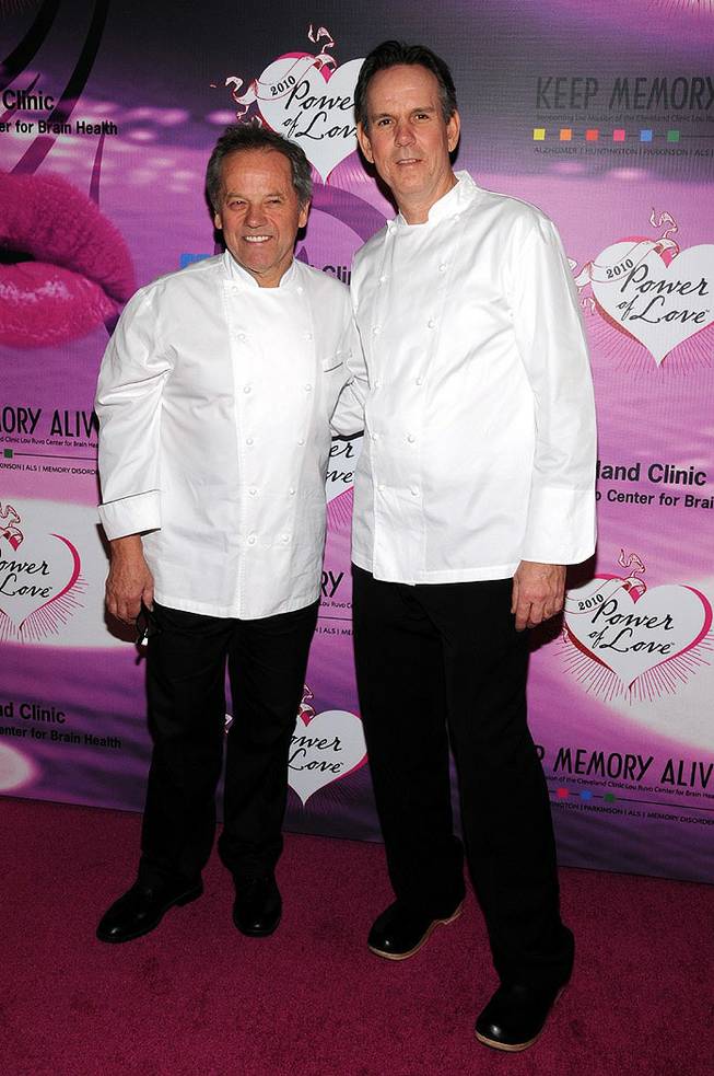 Wolfgang Puck and Thomas Keller at the Keep Memory Alive 14th Annual Power of Love Gala at the Bellagio on Feb. 27, 2010.