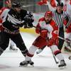 Photo: Las Vegas Wranglers defenseman Eddie DelGrosso bra Photo: Las Vegas Wranglers defenseman Eddie DelGrosso bra