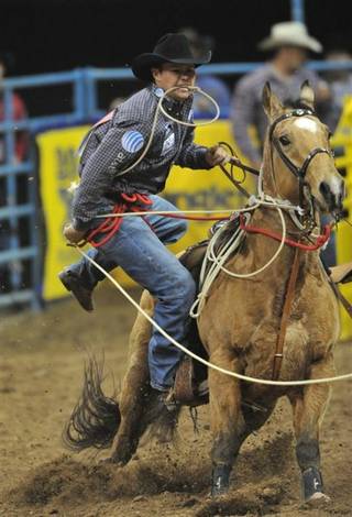 Day five of the 2009 Wrangler National Finals Rodeo at the Thomas & Mack Center on Dec. 6, 2009.