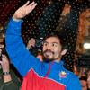 Manny Pacquiao arrives at MGM Grand on Tuesday, Nov. 8, 2011.