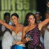 The 2010 Miss America Pageant contestants compete in the second evening of preliminary competition at Planet Hollywood on Jan. 27, 2010. Winners Miss California Kristy Cavinder, for Talent, and Miss New York Alyse Zwick, for Lifestyle & Fitness, are pictured here.