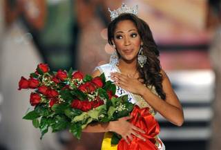 Photographer Tom Donoghue covered the 2010 Miss America Pageant, which included the crowning of Miss Virginia Caressa Cameron, in the Theater for the Performing Arts in Planet Hollywood on Jan. 30, 2010.
