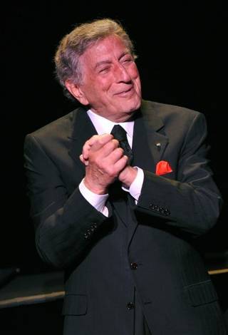 Tony Bennett performs at the Las Vegas Hilton on Feb. 20, 2010.