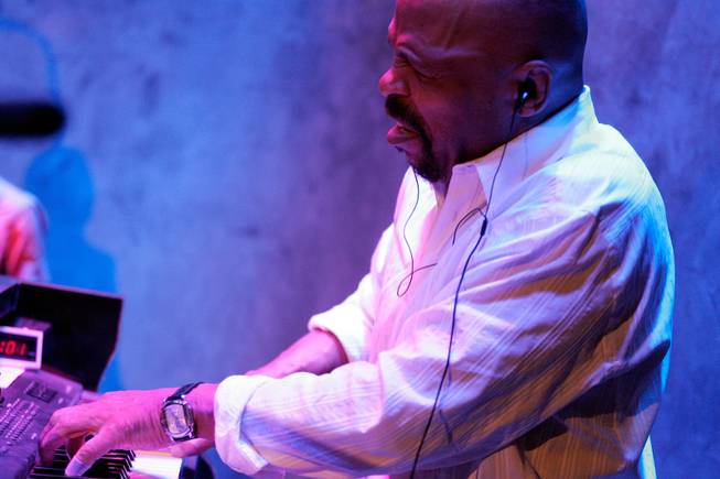 Ronnie Foster plays the keyboard with The Other Guys.