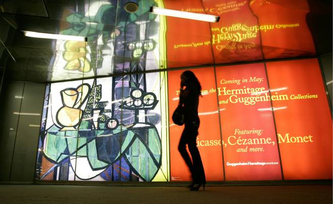 Although the Guggenheim Hermitage Museum exhibited works of great artists, its contract with the Venetian won't be renewed. 