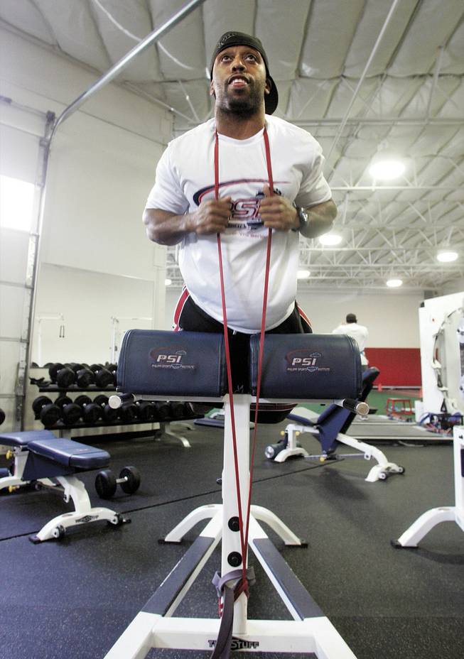 Dominique Dorsey returns to Las Vegas to train during offseasons. In just a half-season in 2007 for the CFL's Toronto Argonauts, Dorsey gained a league-best total of 1,628 yards.