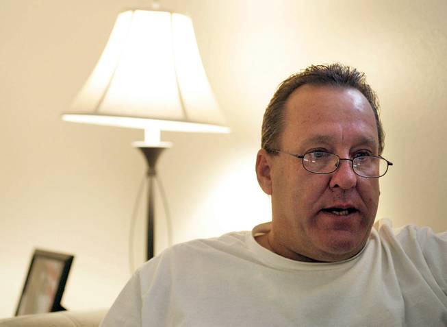 Rodney Johnson, a former Marine who lost his job and family, lives at Horizon Crest, which includes 12 apartments for the chronically homeless.