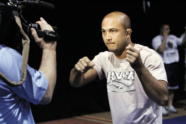 Penn, the defending lightweight champion, chastised Sherk over the steroid incident. "Fighting is the most important thing in the world to me. When someone ... perverts it, I can't deal with it," he says.
