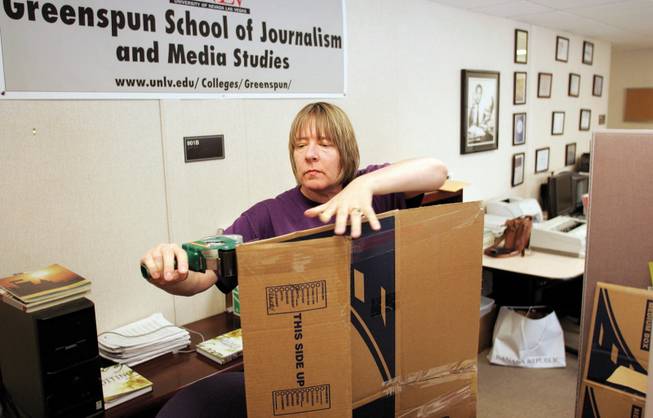 Charlotte-Anne Lucas was a visiting professor in the School of Journalism and Media Studies until being told recently her job was being eliminated to save money. "I never expected to love this place as much as I do, and I do, and I'm stomping my little feet,"  she says of her departure. 