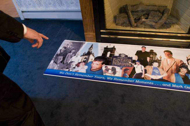 On May 3, the family of Mark Wescoat, who became the fifth man to die on the CityCenter project when he fell to his death April 26, held his funeral in Vineland, N.J. His wife, Susan Wescoat, top, was comforted by Joseph Gatto, a man described by Wescoat's brothers as a longtime family friend. On Saturday in Boulder City, private services were held for Dustin Tarter of Henderson, who died at CityCenter on May 31.