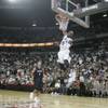 Photo: Guard Dwyane Wade dunks the ball as the USA Basket Photo: Guard Dwyane Wade dunks the ball as the USA Basket