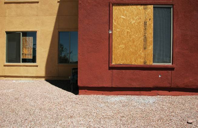 Vandals have broken windows at the condo complex. The pool was never filled with water, and the clubhouse sits locked and unused. Another company, Blue Marble Development, based in California, wants to turn the units into apartments. 
