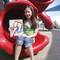 Photo: Ten-year-old Brooke Peet holds up the August/Septe