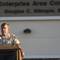 Photo: Sheriff Douglas Gillespie thanks those who were in