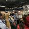 Photo: Journalists crowd Kendal Unruh of Colorado to get 