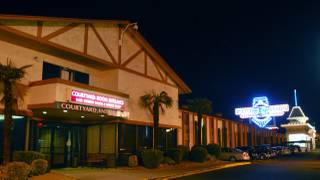 O.J. Simpson and four other men entered Palace Station Hotel & Casino courtyard hotel room No. 1203 on Sept. 13, 2007 and allegedly robbed two memorabilia dealers at gunpoint. Simpson has denied knowing any guns were involved and maintains the group intended to only retrieve items that were rightfully his.