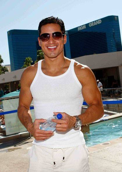 Mario Lopez at Wet Republic.