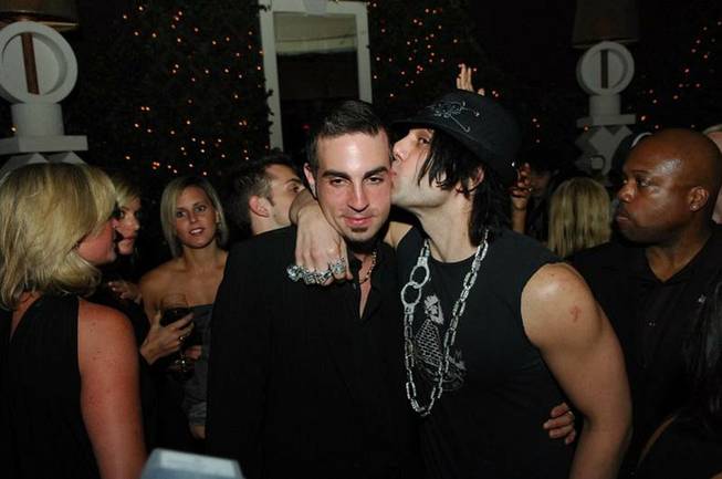 Wade Robson and Criss Angel, buddying up. 