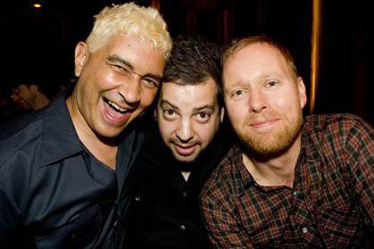 Nate Mendel and Pat Smear of the Foo Fighters. 