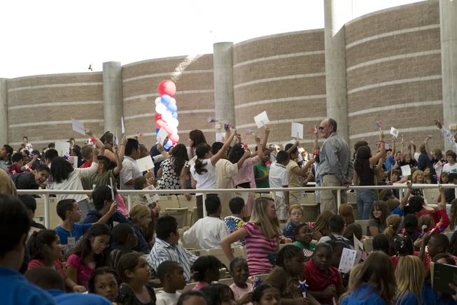 More than 2,500 students from around Clark County participated in the KidsVention event held at the Henderson Pavilion on Oct. 10.