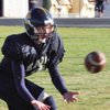 Photo: Boulder City wide receiver Tim McKeever completes Photo: Boulder City wide receiver Tim McKeever completes