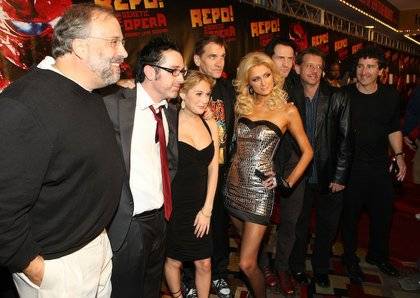 Paris Hilton and the cast of Repo! The Genetic Opera.