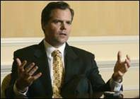 Jim Murren speaks at an event.