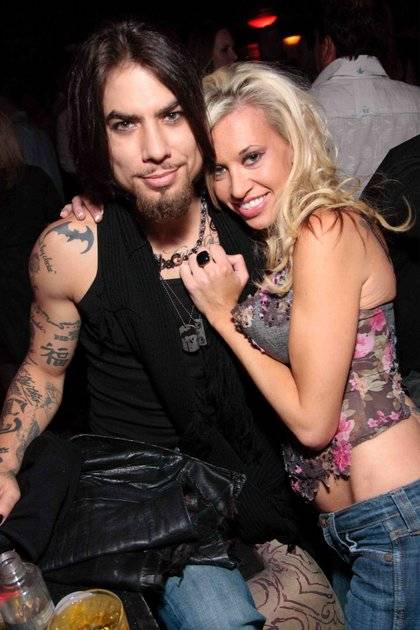 Dave Navarro and Jenn Jowett at Tao.