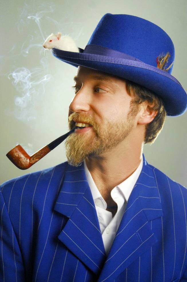 Is that a mouse on your hat or are you just happy to see Josh Blue?