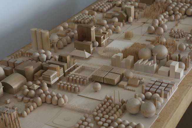 Dorgan is working with a toymaker to produce and market his Dorgan Blocks, a series of small-scale wood models that represent residential, urban and rural areas in communities.