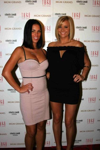 Playboy Playmates Kara Monaco and Janine Habeck at Tabu.