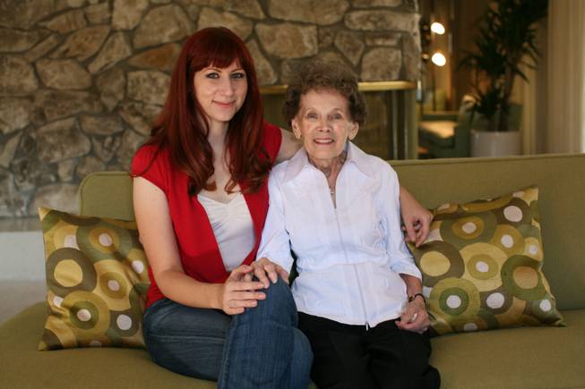 The home's new owner, Meghan Stoddard, 29, left, recently invited original owner Flora D'Alessio, 86, back for a housewarming party. In Stoddard, "I've found someone who appreciates the home," says D'Alessio, who spent 44 years there.