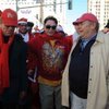 Siegfried & Roy are joined by Robin Leach at the Great Santa Run Saturday, Dec. 6, 2008, in Las Vegas. Siegfried & Roy are joined by Robin Leach at the Great Santa Run Saturday, Dec. 6, 2008, in Las Vegas.