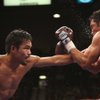 Manny Pacquiao connects with Oscar De La Hoya their 'Dream Match' at the MGM Grand Garden Arena on Saturday night. Pacquiao won with an eighth-round TKO. Manny Pacquiao connects with Oscar De La Hoya their 'Dream Match' at the MGM Grand Garden Arena on Saturday night. Pacquiao won with an eighth-round TKO.