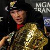 Photo: Forrest Griffin answers reporters questions during Photo: Forrest Griffin answers reporters questions during