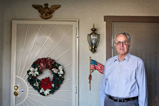 Frank Perna at his home in Las Vegas. 