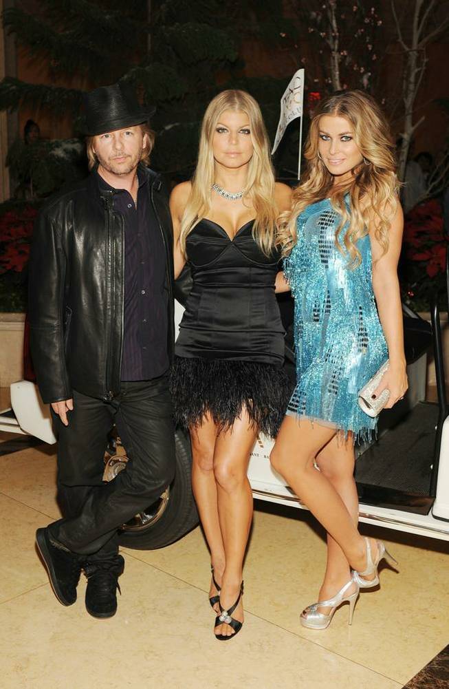 David Spade, Fergie and Carmen Electra. 