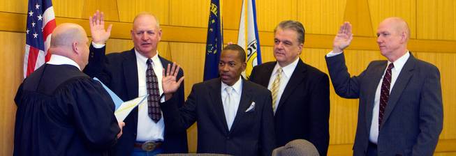 Commissioners sworn in Commissioners sworn in