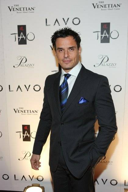 Antonio Sabato Jr. on the red carpet for Tao and Lavo.