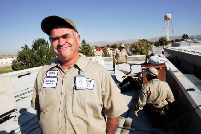 
Clark County School District roofing supervisor Danny Hurd earned $61,426.14 last year in overtime, but the district says the reality is it's cheaper to pay Hurd and other workers overtime than to bring in more employees, and have to pay benefits on top of salaries.  