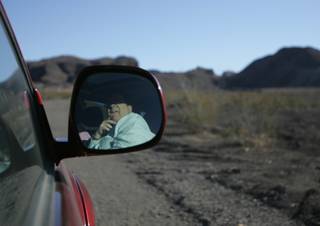 Bob Unger, president of Unger Development, gives a tour of the 1,200-acre Three Kids Mine site on Wednesday. Unger says he wants to build a mixed-use development project on the old mine site near Lake Las Vegas.