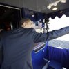President-elect Barack Obama waves during his inaugural whistle stop train trip in Wilmington, Del., on Saturday.
