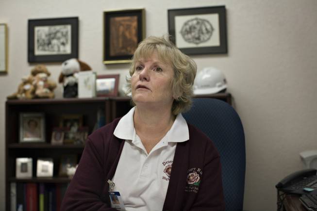 Principal Sandra Ransel says Desert Rose High School, the Clark County School District's only school for adults, serves students who otherwise couldn't stay in school and earn their diplomas.