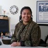 Photo: Writer and performer Kim Russell has earned an MBA
