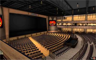 This architectural rendering shows one of several seating arrangements at the new Joint at the Hard Rock Casino in Las Vegas.
