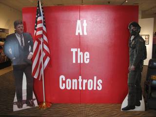 The entrance of the Atomic Testing Museum's latest exhibit, 