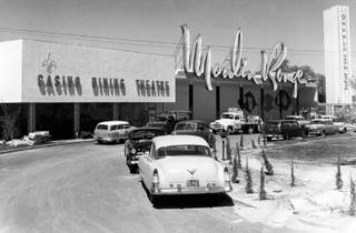 The Moulin Rouge casino in the 1950's. 