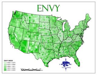 Geographers from Kansas State University did a study called 