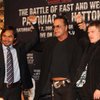 Photo: Boxers Manny Pacquiao, left, of the Philippines an Photo: Boxers Manny Pacquiao, left, of the Philippines an