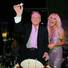 Hugh Hefner and Crystal Harris celebrate Hef's 83rd birthday at the Palms. Hugh Hefner and Crystal Harris celebrate Hef's 83rd birthday at the Palms.